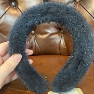Mink headband